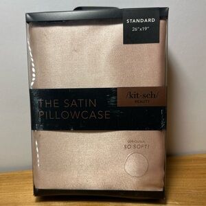Kitsch Standard The Satin Pillowcase Blush Pink